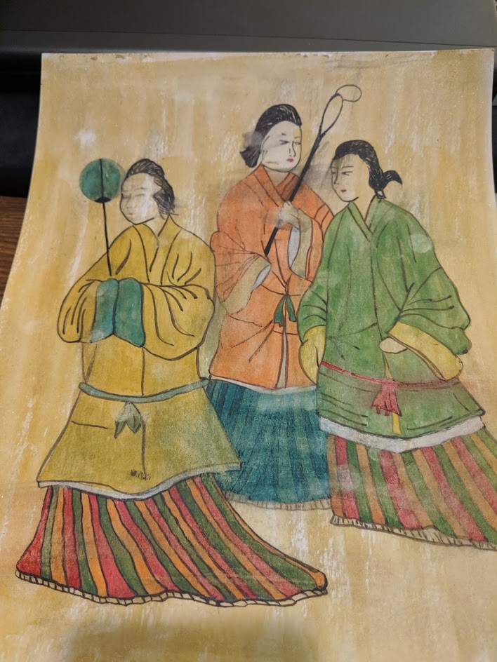 高松塚古坟壁画 一草by Fan Stanbrough
