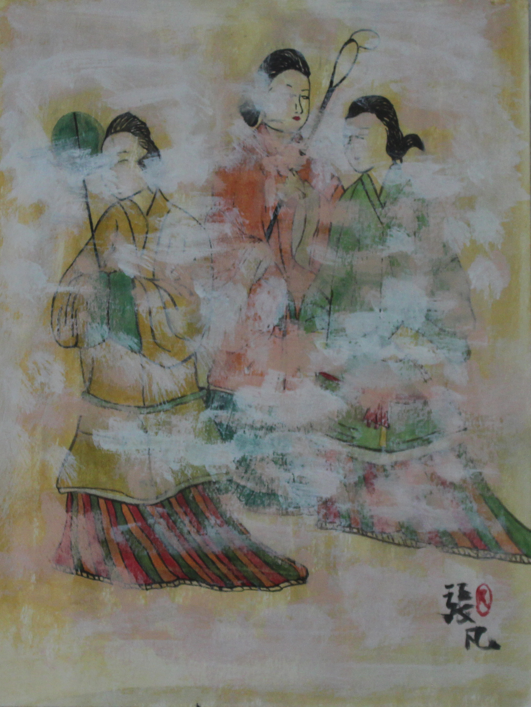 高松塚古坟壁画 by Fan Stanbrough